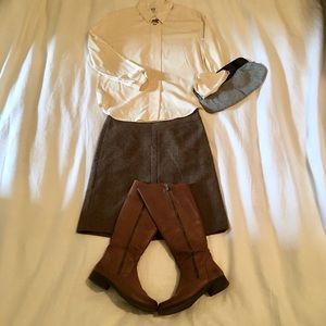 GAP Wool blend herringbone skirt!! 🐎